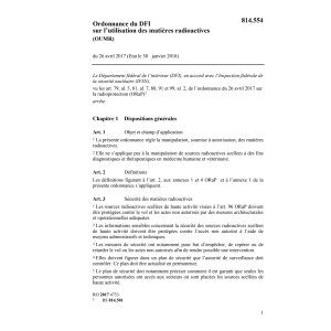 O sources radioactives non scellées