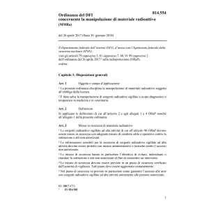 O sorgenti radioattive non sigillate