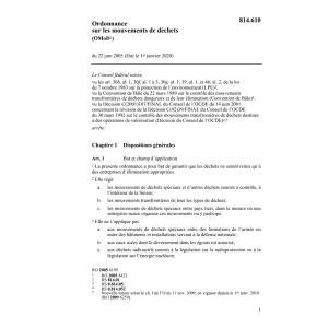 O mouvements déchets OMoD