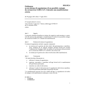 O 30.06.21 possibile contagio coronaviru