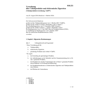 V Tabakprodukte elektronische Zigaretten