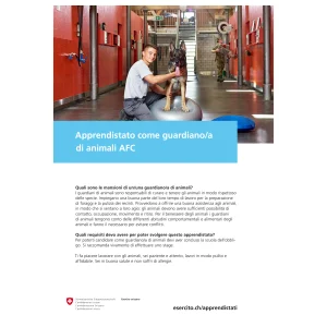 DDPS - Appr guardiano/a di animali AFC