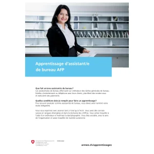 DDPS - Apprentissage d'assist bureau AFP