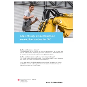 DDPS - Appr mécanicien machines chantier