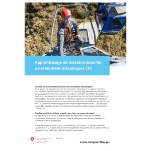 Apprentissage de mécatronicien/ne CFC