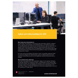 VBS - Lehre als Informatiker/in EFZ
