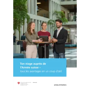 Ton stage auprès de L'Armée suisse