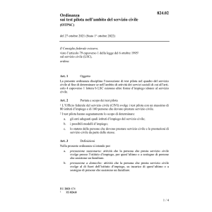 O test pilota servizio civile (OTPSC)