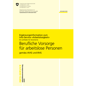 Berufliche Vorsorge arbeitslose Personen