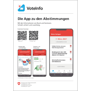 Werbeblatt «VoteInfo»