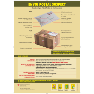 Envoi postal suspect A3