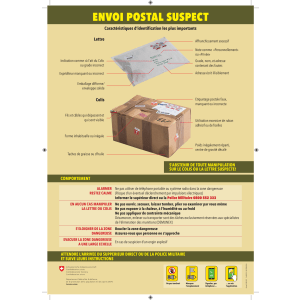 Envoi postal suspect A4