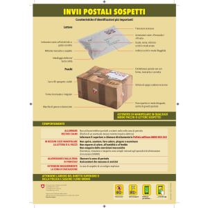 Invii postali sospetti A4