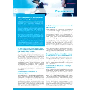 Blocco 50 Factsheet Pneumococchi