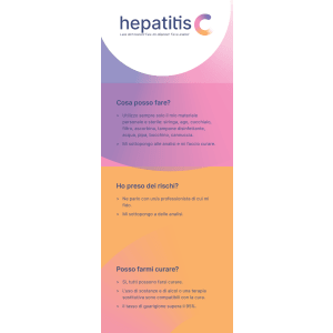 Volantino Leporello hepatitis C
