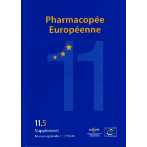 Pharmacopée Europ. 11, Suppl. 11.5 livre