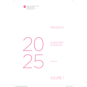 Preventivo 2025 - Messaggio