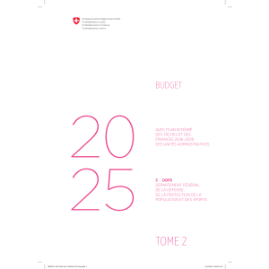 Budget 2025 - 5 DDPS