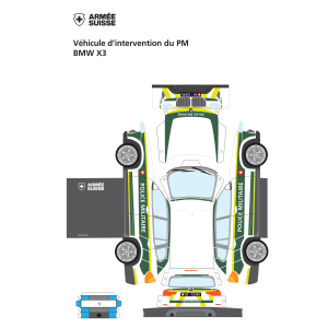 Feuille de bricolage vhc inter PM BMW X3