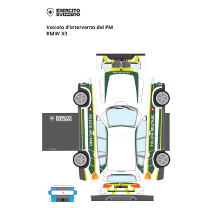 Foglio di carta veic intervent PM BMW X3