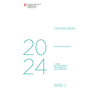 Staatsrechnung 2024 - 2 EDA