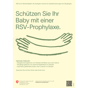 Plakat A3 RSV-Prophylaxe