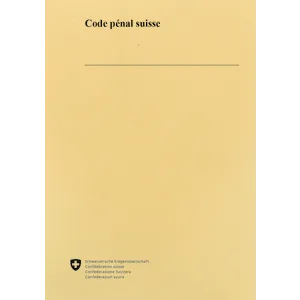 Code pénal suisse, CP 1.1.2025