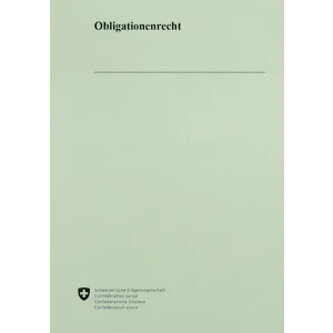 Obligationenrecht; OR, 1.1.2025