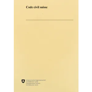 Code civil suisse, CC, 1.1.2025