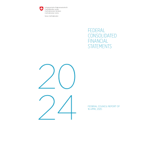 Federal statement, Financial report 2024