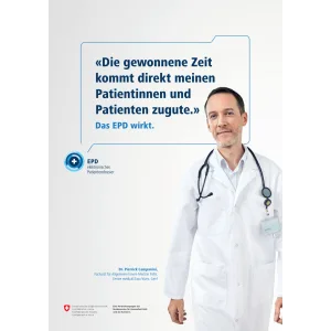 EPD Flyer Gesundheitsfachpersonen