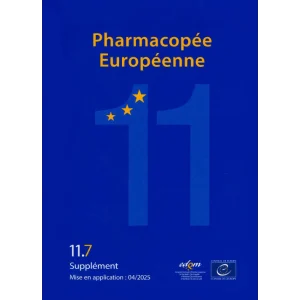 Pharmacopée Europ. 11, Suppl. 11.7 livre