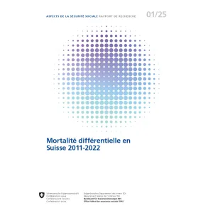 Mortalité différentielle en Suisse 1/25