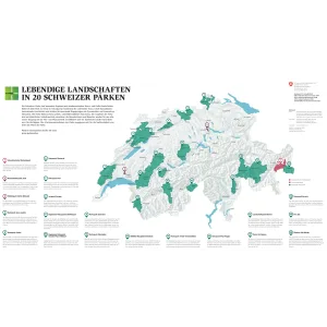 Infokarte Schweizer Pärke 2025