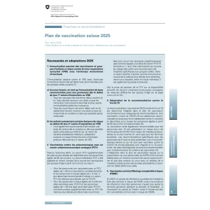 Plan de vaccination suisse 2025