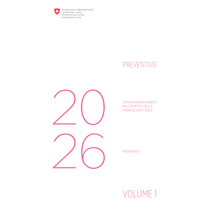 Preventivo 2026 - Messaggio