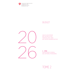 Budget 2026 - 2 DFAE