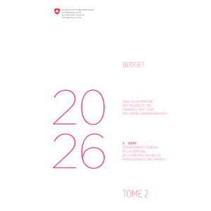 Budget 2026 - 5 DDPS