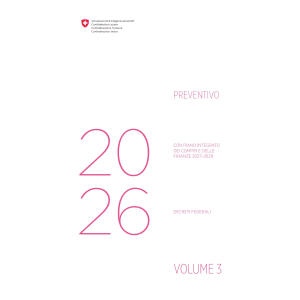 Preventivo 2026 - Decreti federali