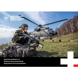 Éclaireur/euse parachutiste carte post.