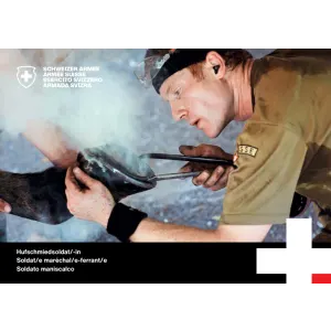 Soldat/e maréchal/e-ferrant carte post.