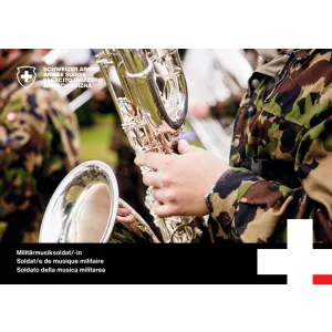 Soldat/e de musique militaire carte p.
