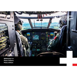 Pilote militaire carte postale