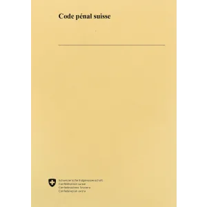 Code pénal suisse, CP 1.8.2025