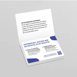 Antibiotika Haftnotiz Patienten