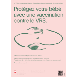 Affiche A3 - vaccination VRS mère