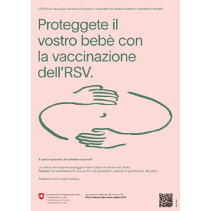 Manifesto A3 - vaccinazione RSV madre
