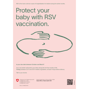 Poster A3 - RSV vaccination mother