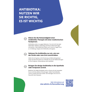 Antibiotika Informationsblatt Mensch A5