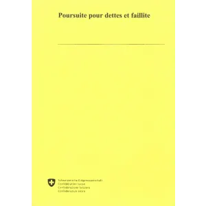 LF poursuite dettes + faillite, LP, 2026